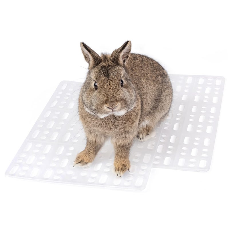 Niteangel 2pcs Rabbit Cage Mat: Durable Foot Resting Pads for Bunny Guinea Pigs Chinchillas Cats Dog and Othe Small pet - Image 1